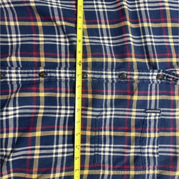 Abercrombie & Fitch Multicolor Plaid Button Down Shirt - Picture 4 of 5